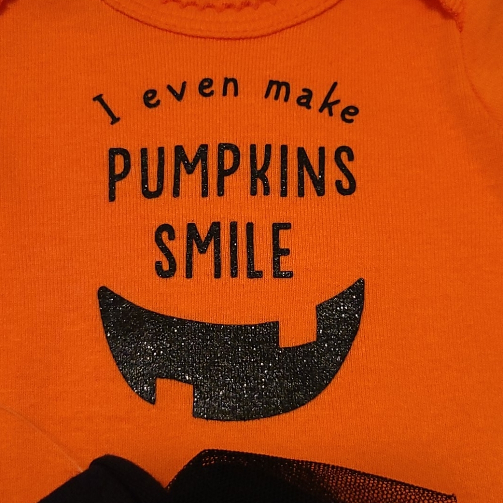 Girls 12M Halloween 2 Piece Set! - Picture 2 of 4